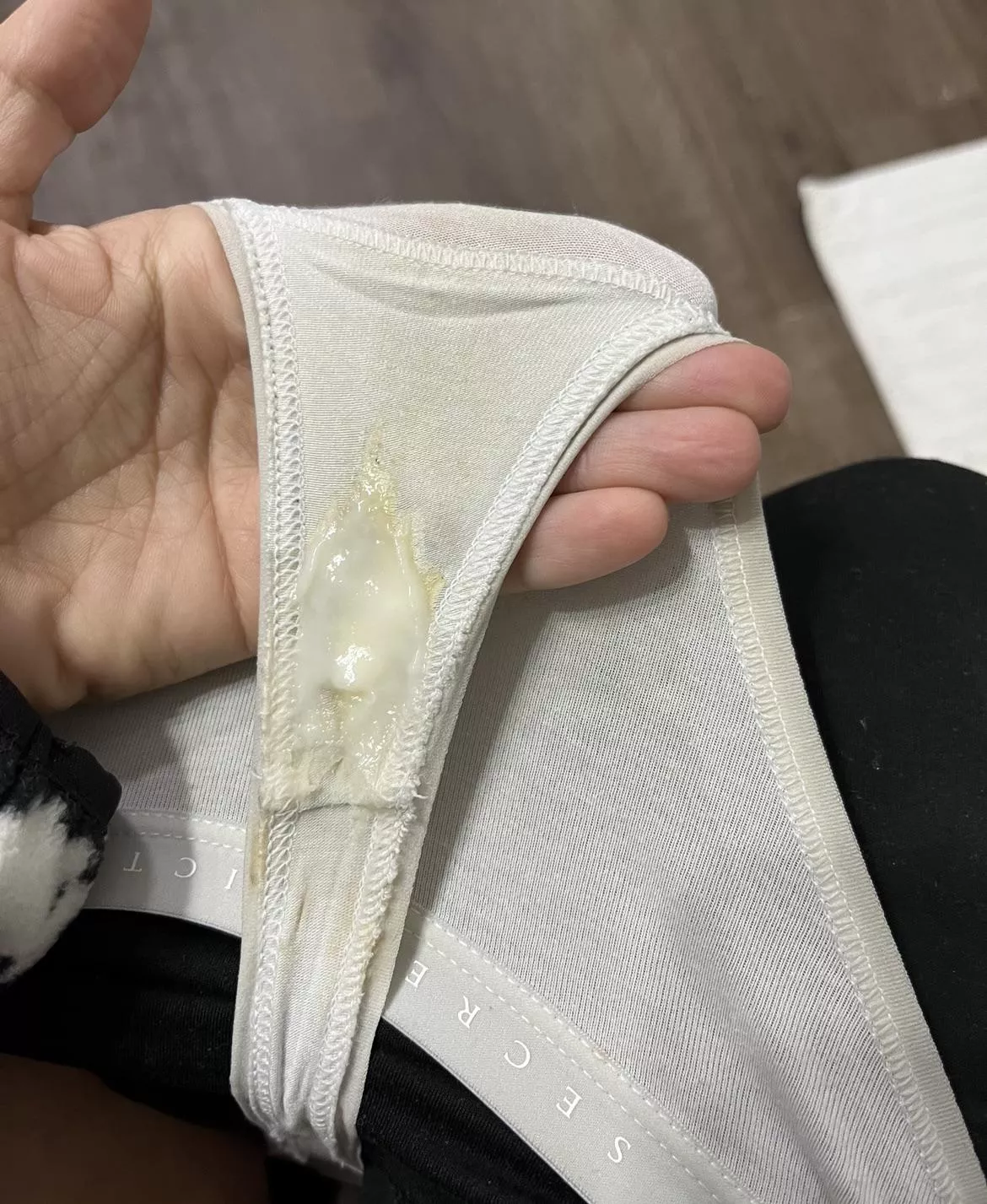 All of my panties are sure to be creamy just for you ;)
