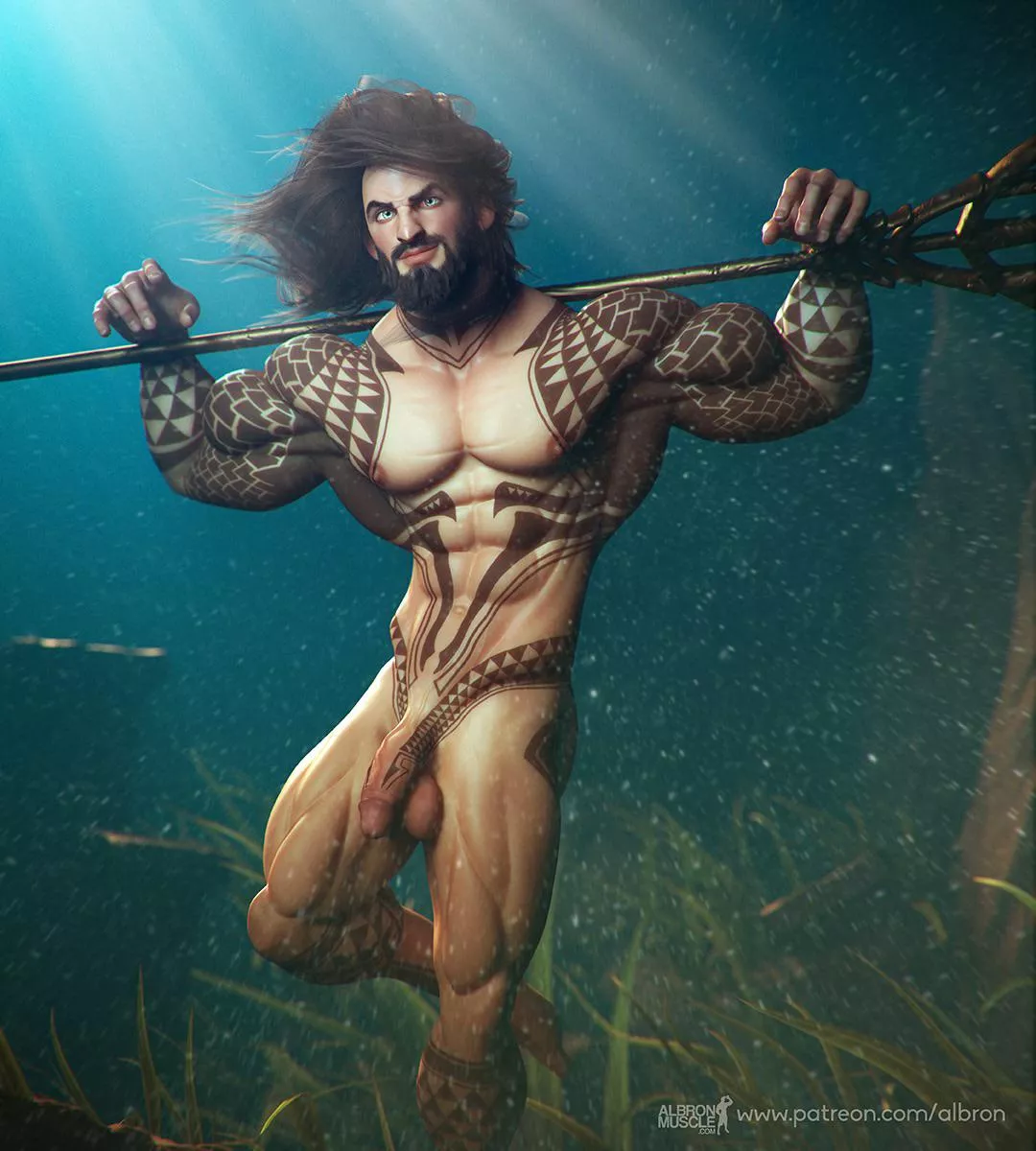 Aquaman 🌊🔱(by albronmuscle)