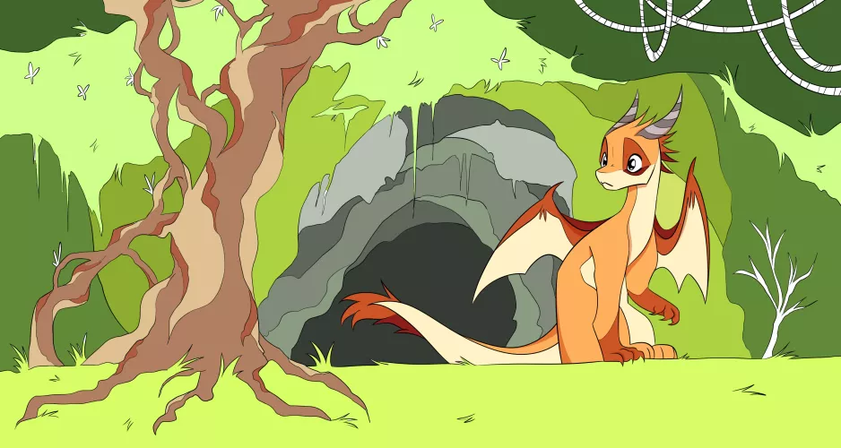 dragon pup (unfinished) art by me