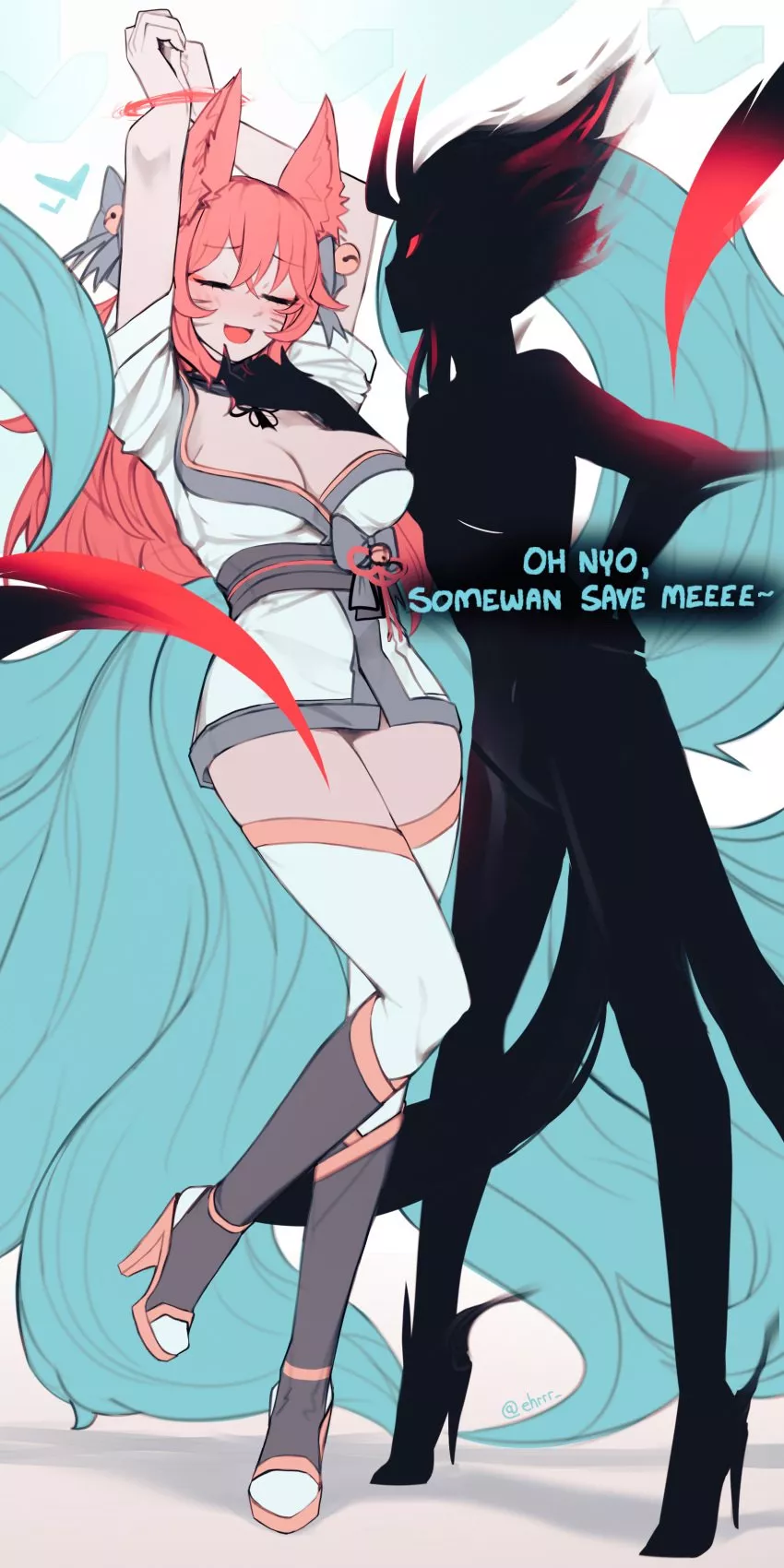 Evelynn teasing Spirit Blossom Ahri (ehrrr)