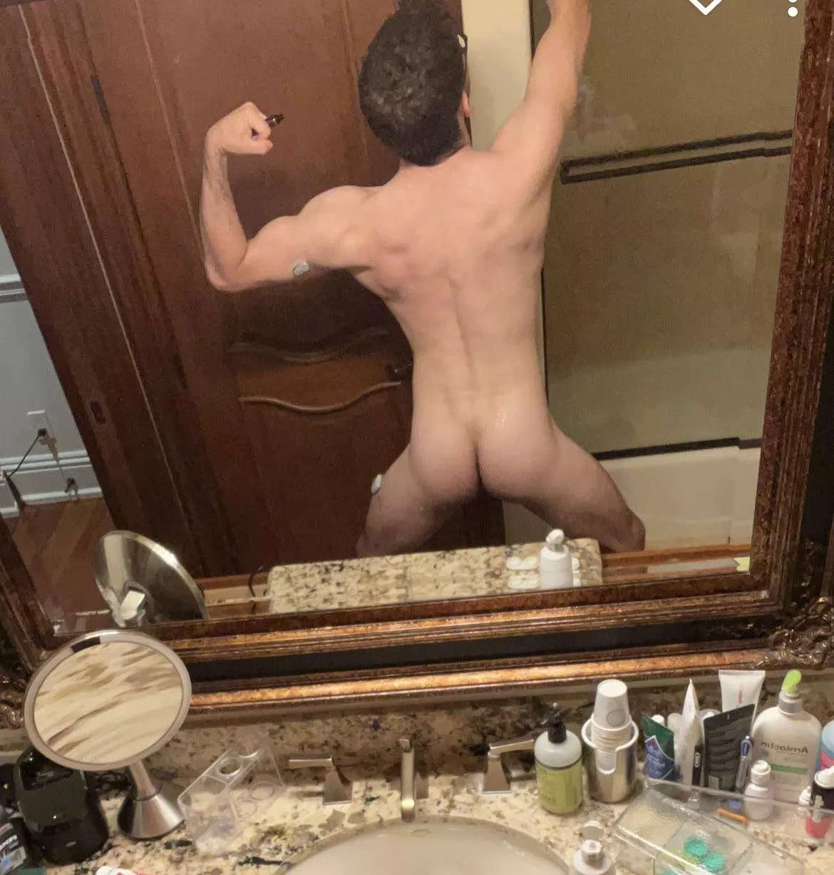 Freshly out of the shower