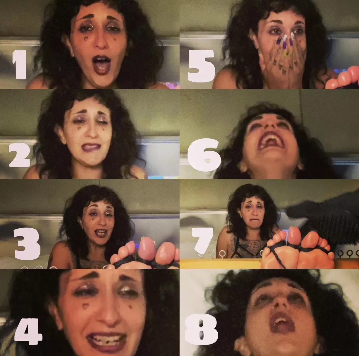 Gia lovely goes through different reactions when we meet up for some tickling. Which reaction is your favorite ?