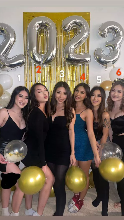 HPPY NEW YEARS! Which one you taking home and smashing?