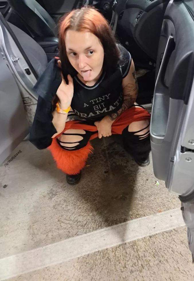 i had to go so bad lmao was drunk