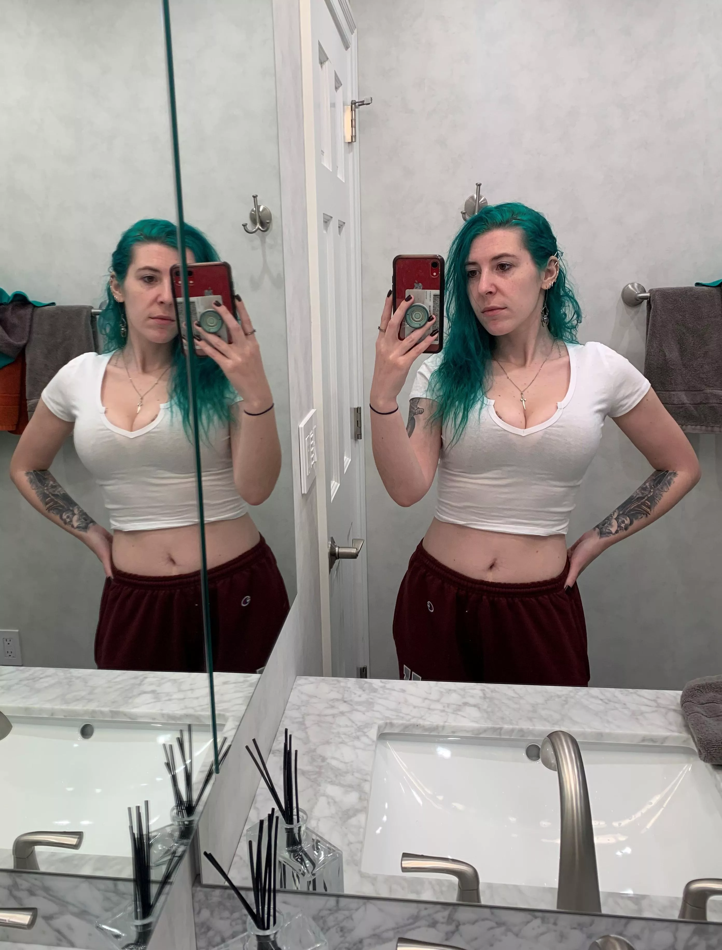 Little white crop top