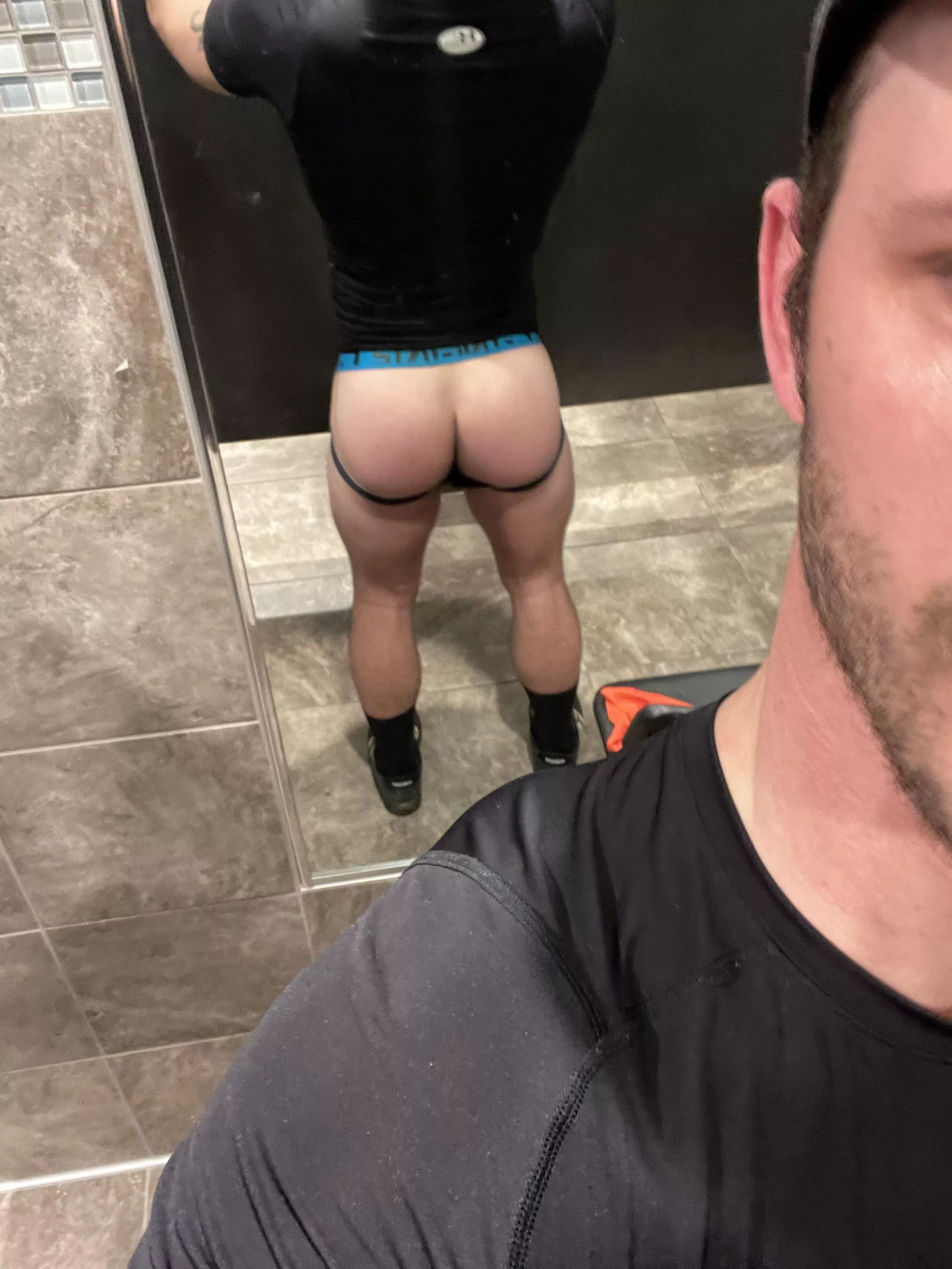 Love stripping in the locker room