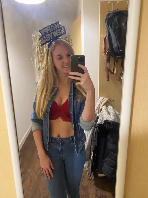 Mt girl ready for the new year, what do you think she'll be up to?