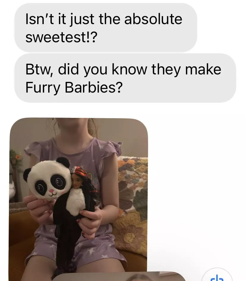 My mom saw me post about furries once and now she’s trying to be supportive 😭