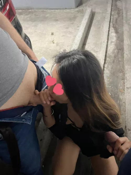 New after party dick sucking in the carpark 🍆💦🔥🍆