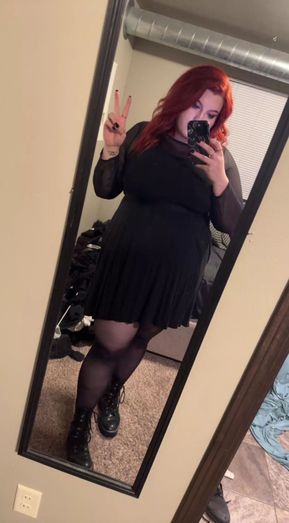 Not naked but I looked cute has hell last night.