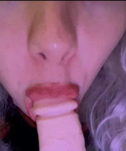 Practicing like a good girl (can’t post gif for some reason tho)