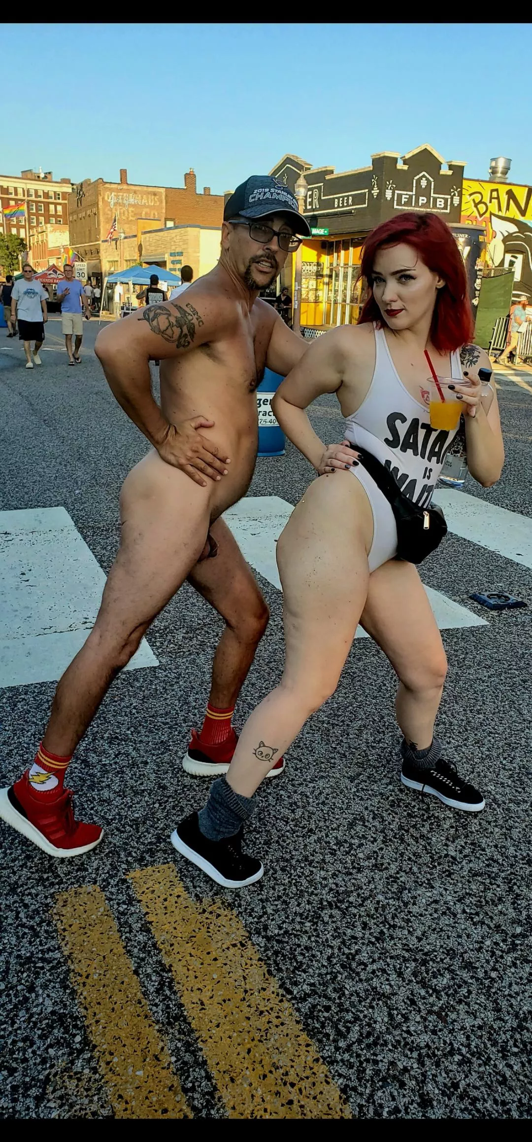 Riley was trying to teach me how to pose.