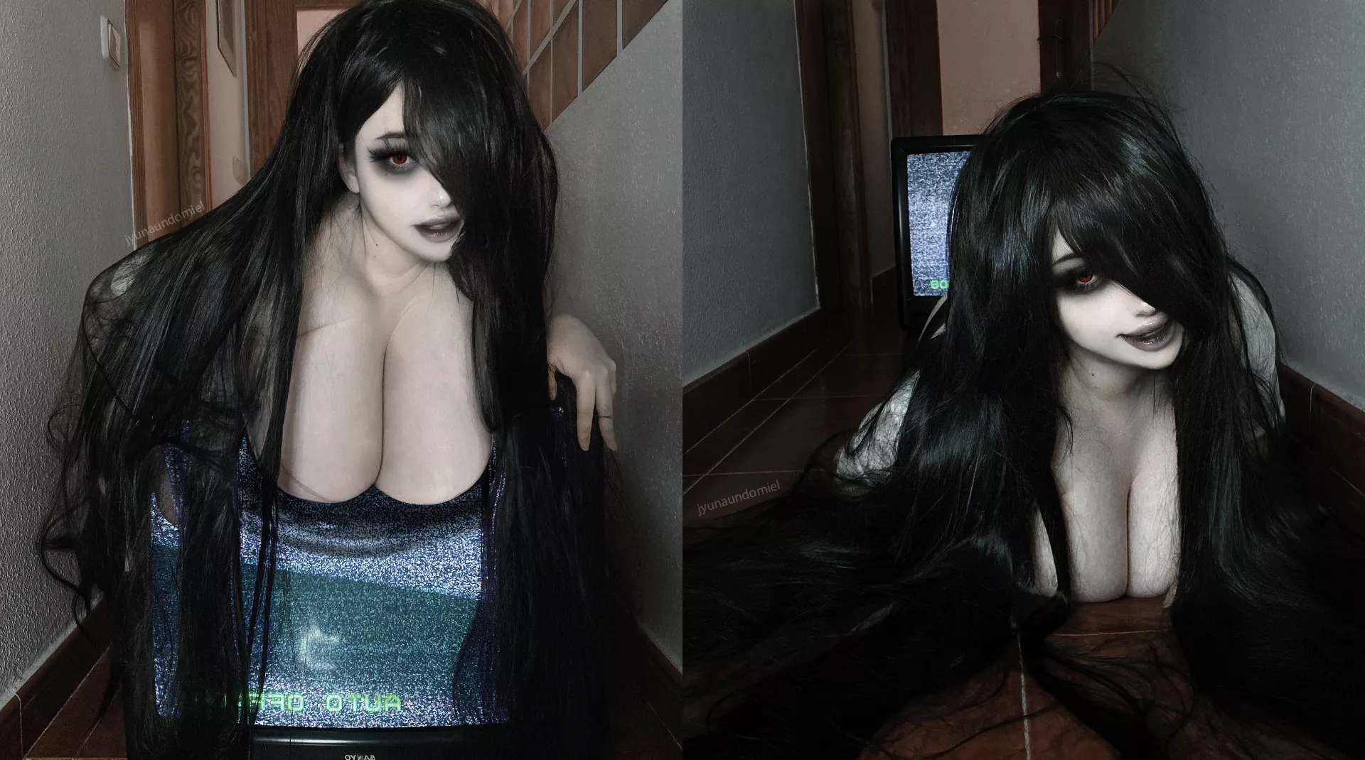 Sadako from The Ring by Jyunaundomiel