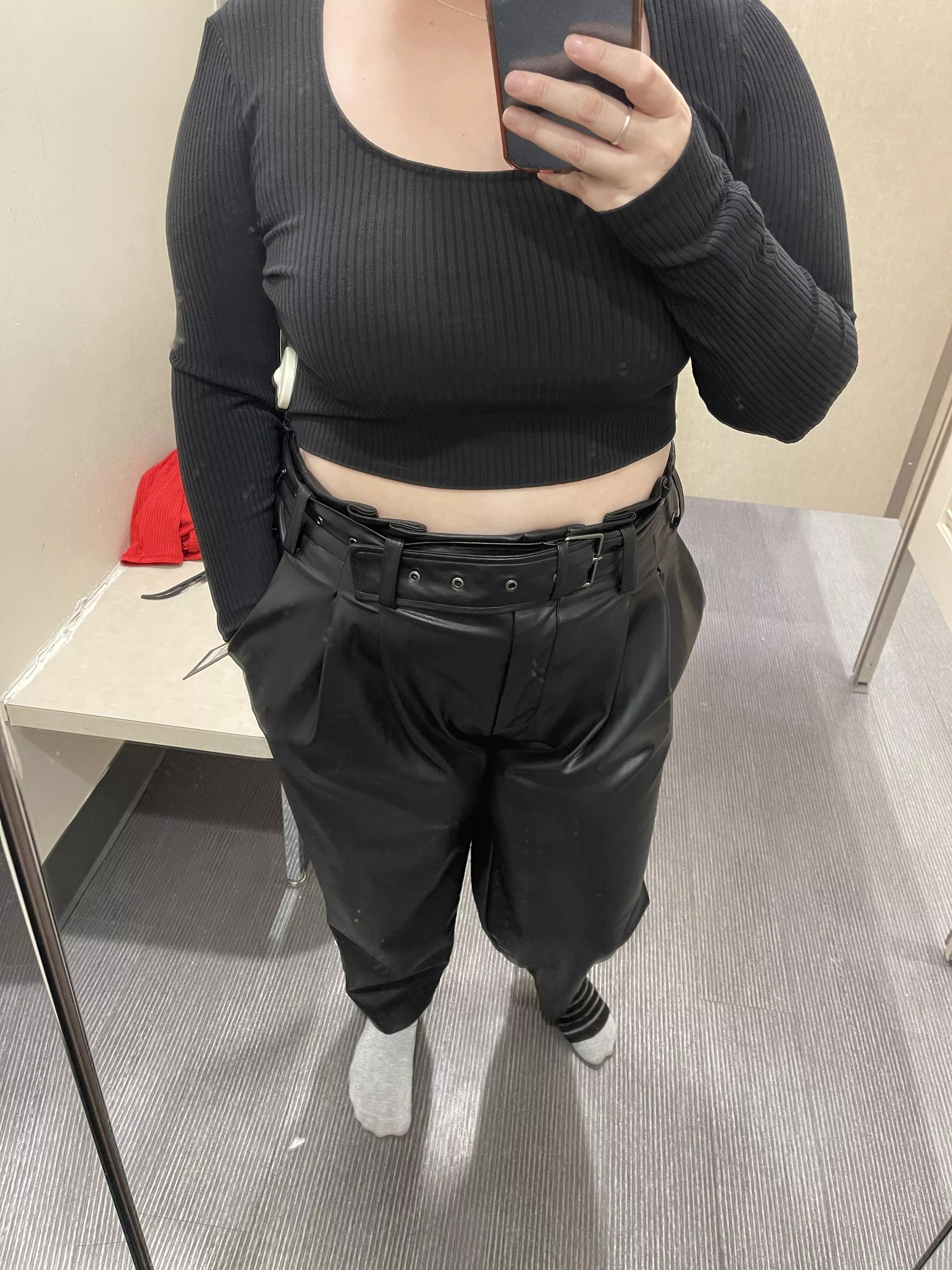 Tried this outfit on and fell in love with the punk look