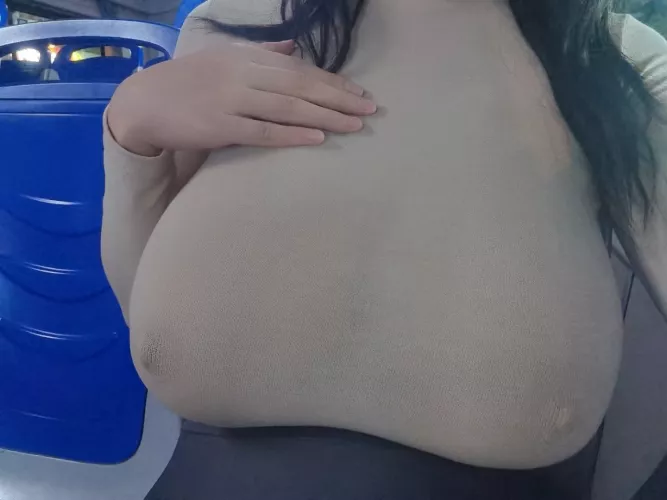 Will you help me pump the milk from my big breasts?