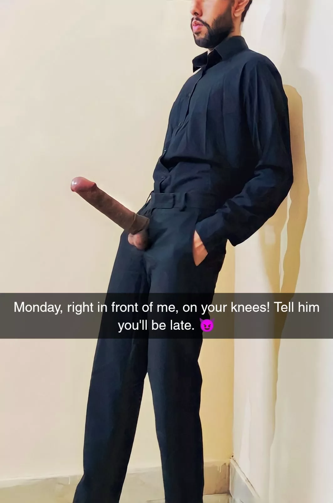 You have no idea why your girl is so excited to go back to work do you? ;)