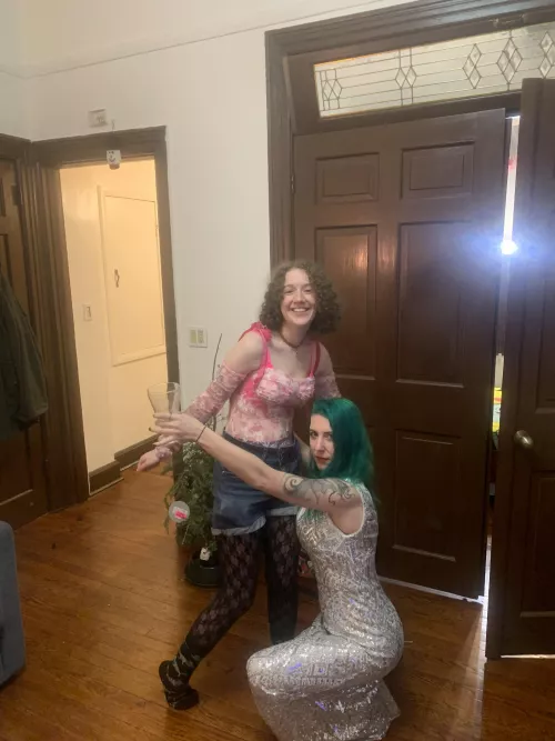 You've gotta do champagne on New Years