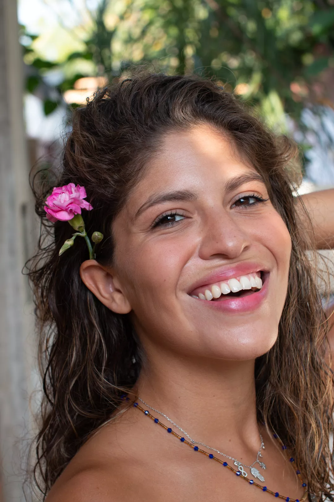 A warm good morning smile