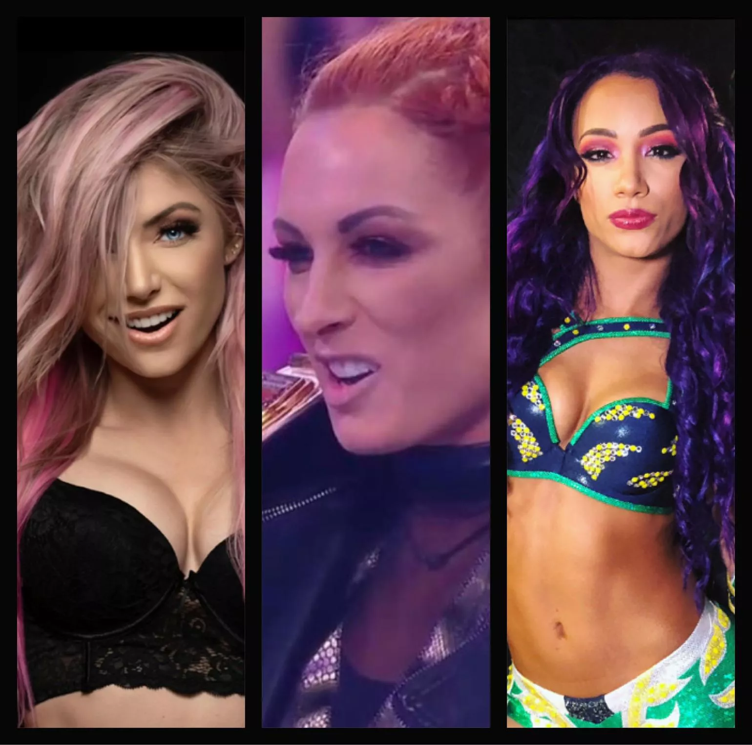 Blonde, Orange, Purple