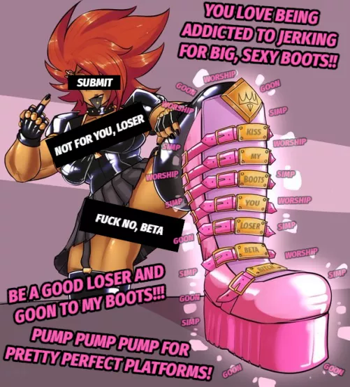 Boot Gooner [Goon Caption] [Boot Worship] [Censorship] [Humiliation] Artist: Cyberfunk5