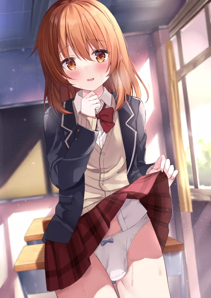 Boy shows you his panties