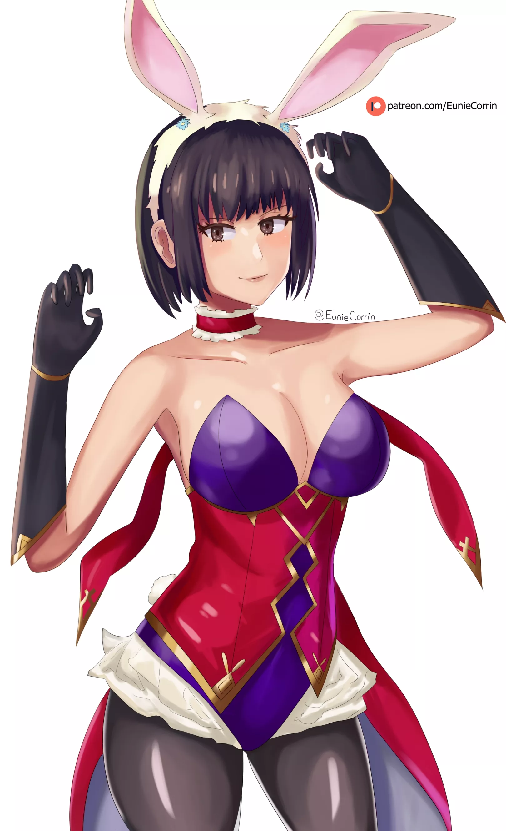 Bunny Olwen, Happy 2023!! (@EunieCorrin) +nsfw version on patreon