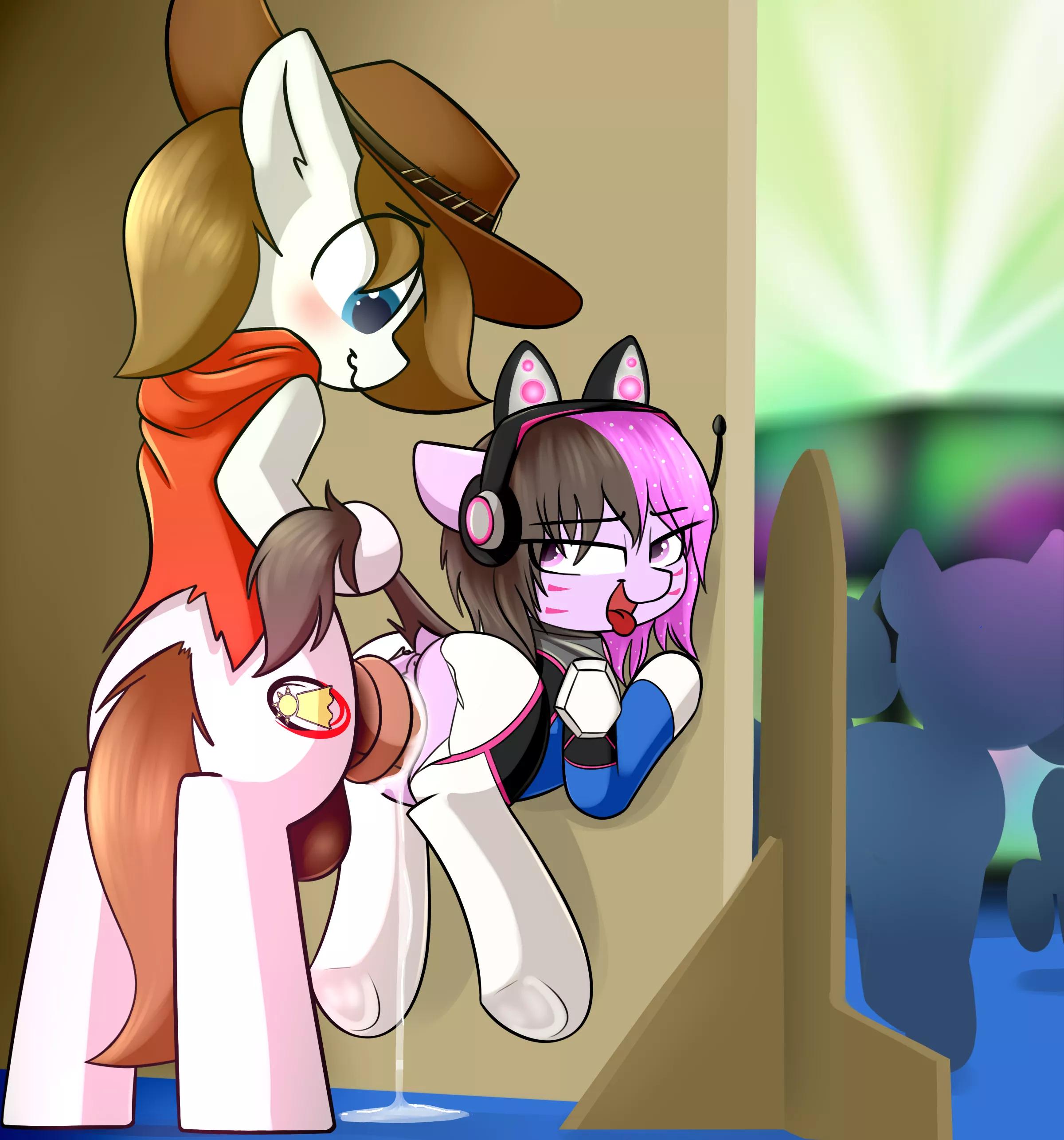 Cosplayers having some fun (ViPy/@cupoooo)