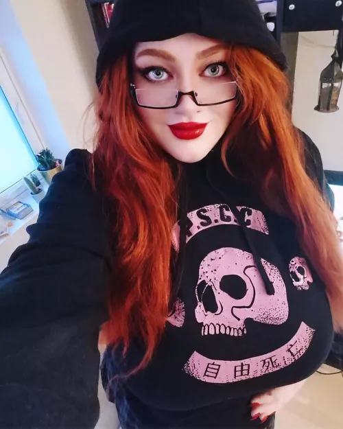 Cozy hoodie. Pink Skulls Chaos Club, baby