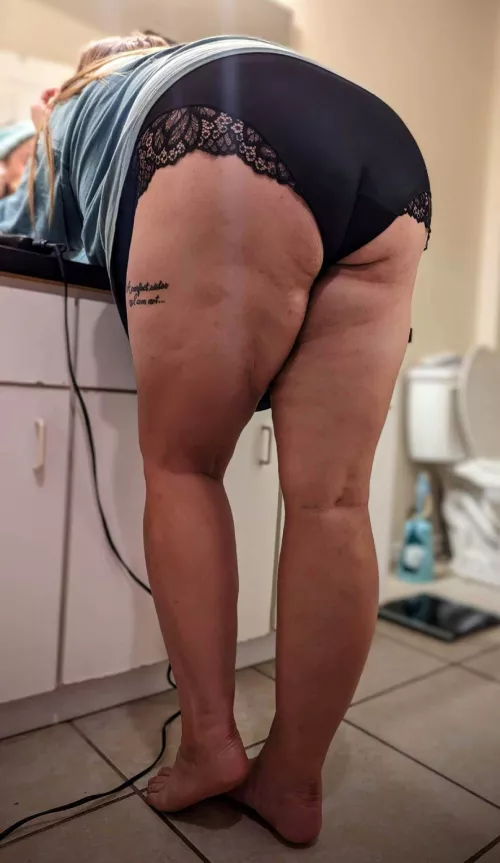 Cum up behind me. Hold me down.