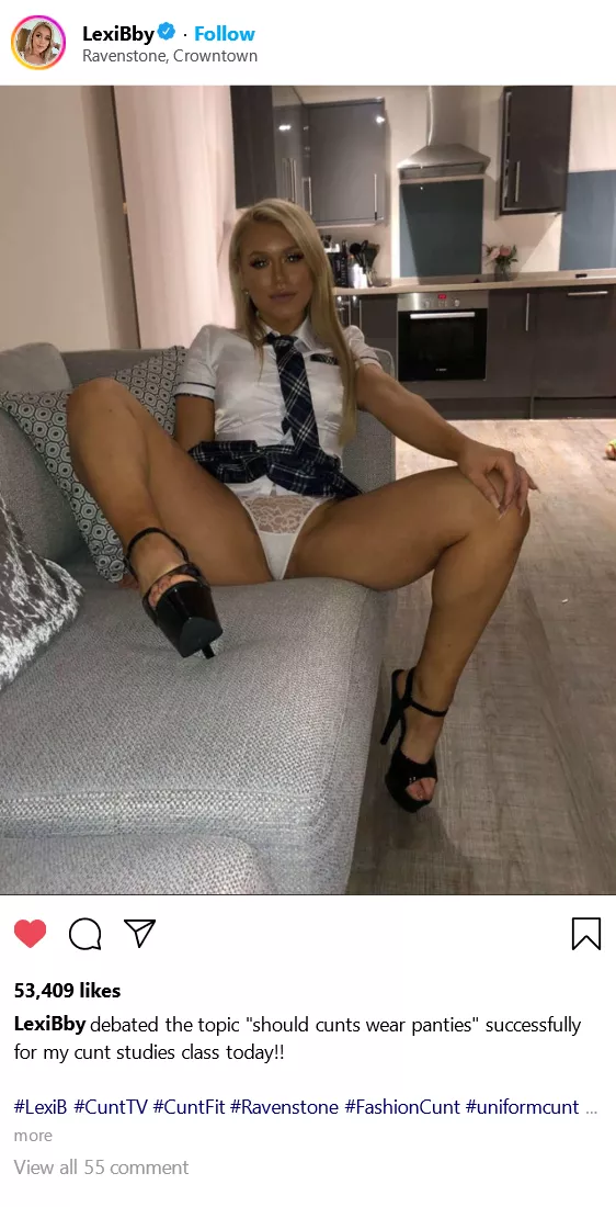 (cuntagram) @LexiBby - exams season has me working hard!!