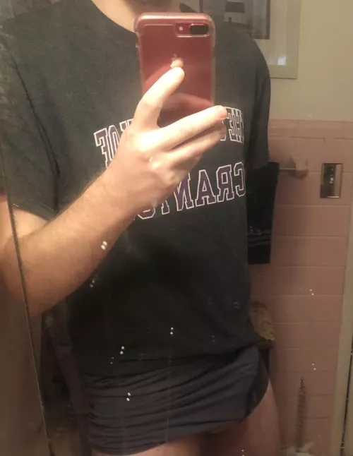 Excuse the dirty mirror