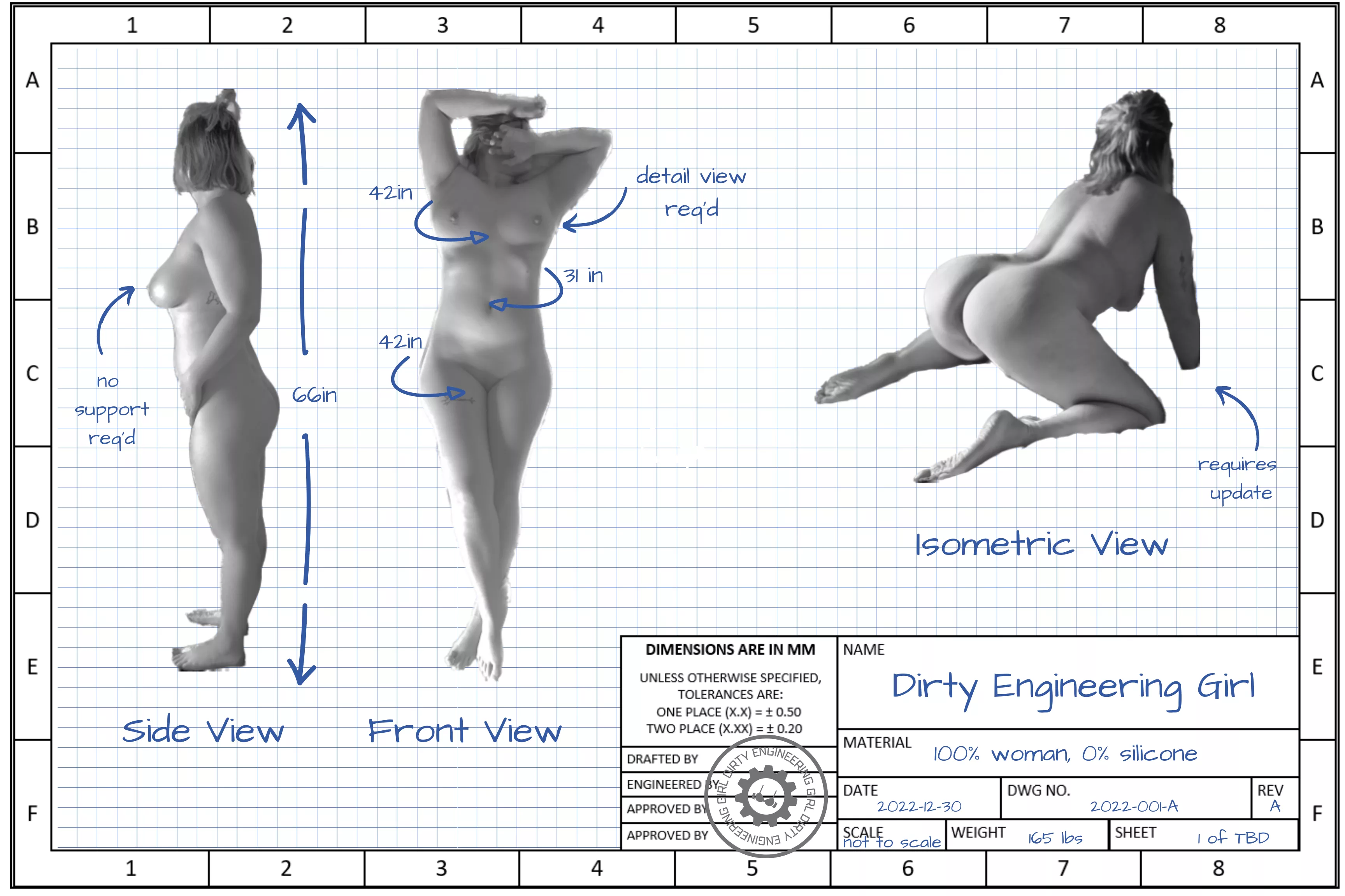 [F] I've Been Designing Too Much Hardware Lately - My Latest Design: Me, DirtyEngineeringGirl