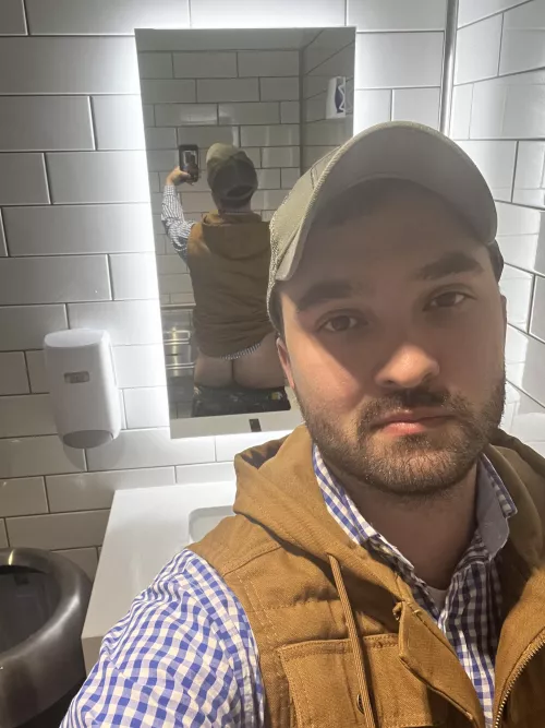 Follow me into the Walmart bathroom?