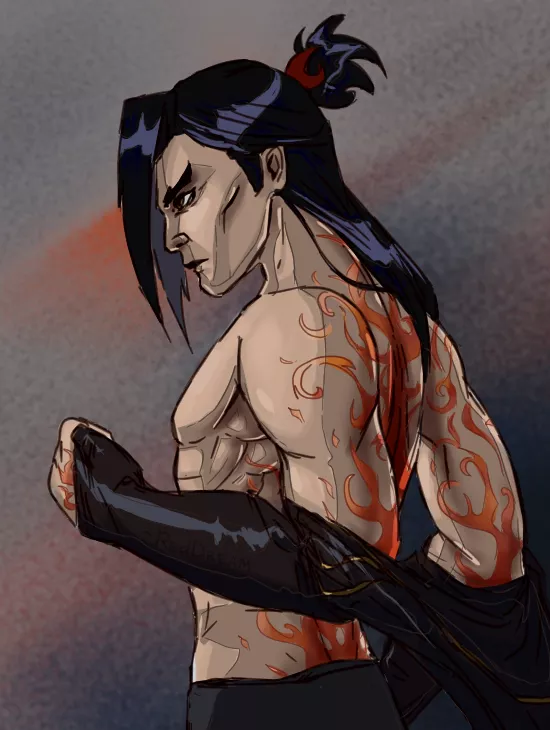 Found this of Zhin. Beautiful
