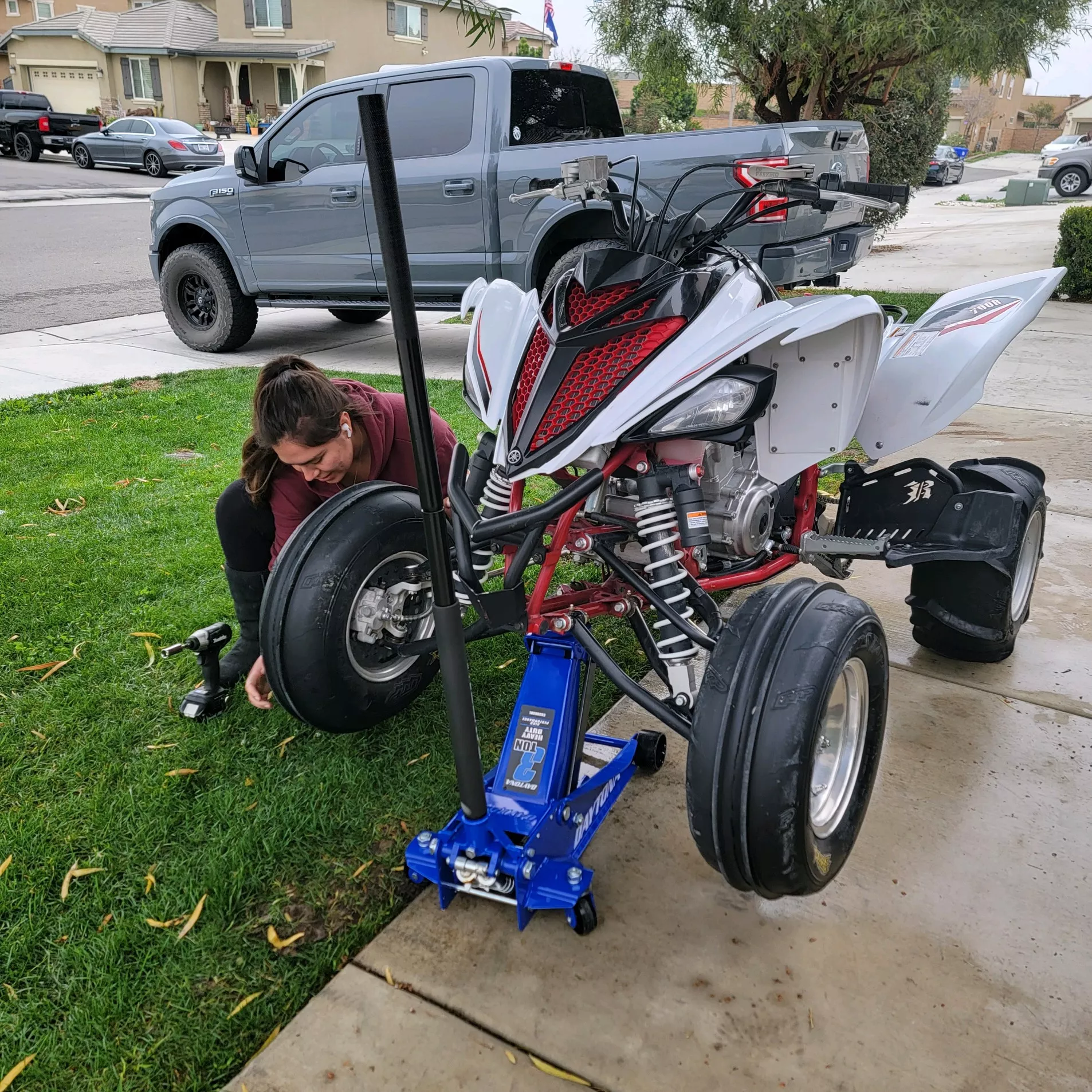 getting the Raptor read for a few days in Glamis. Can't wait to see the sand again.