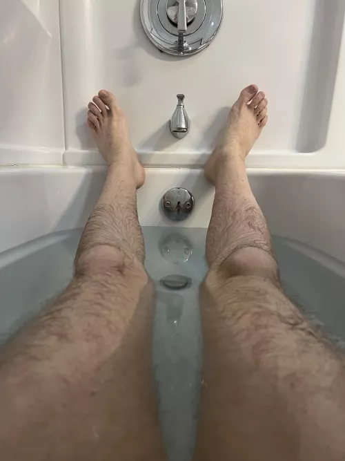 Hanging out in the tub