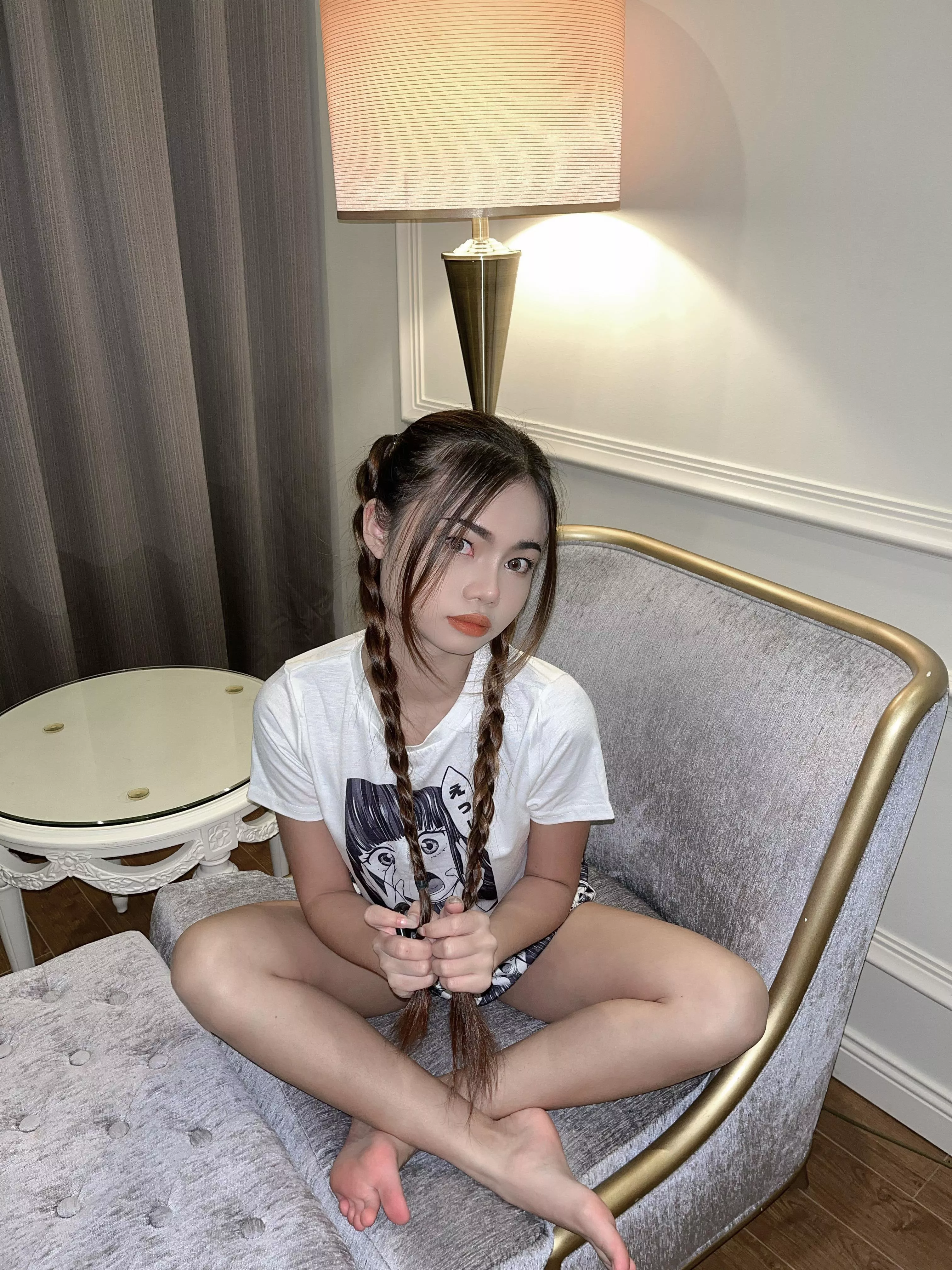 Hold my hair as you throat me