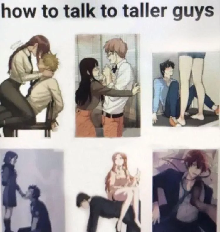 how to talk to taller guys