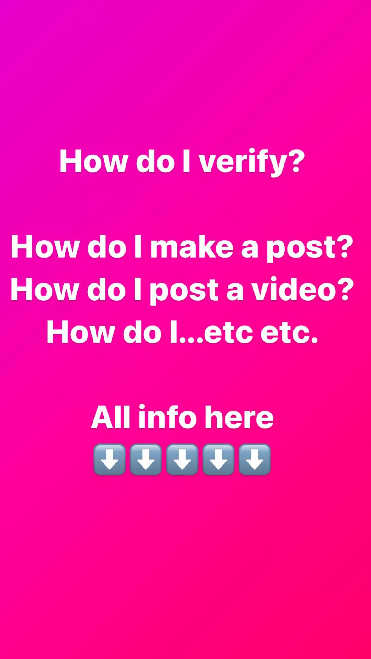 🔰 How to verify / FAQ 🔰