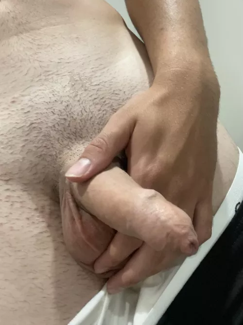 I love my soft uncut cock