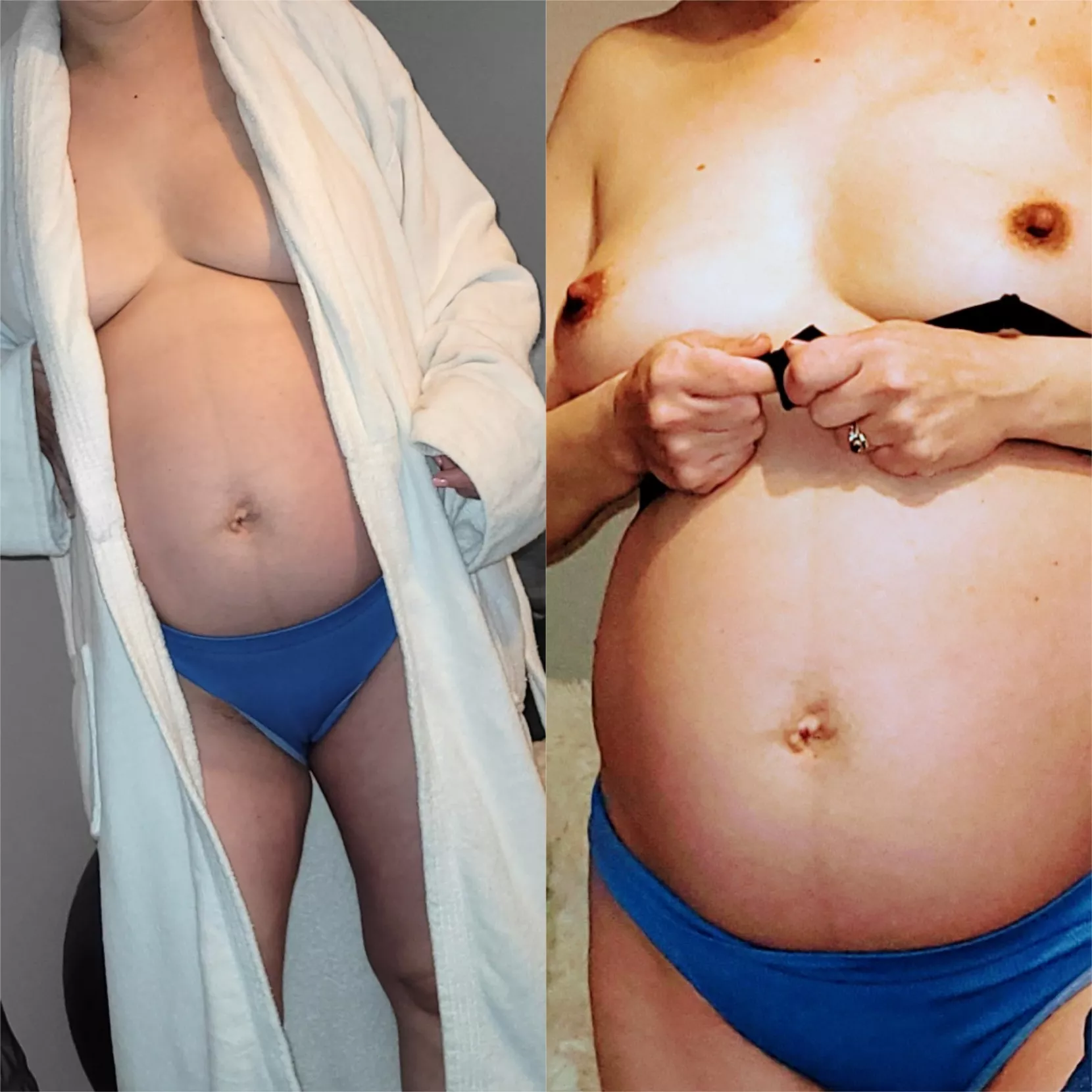 I was going to just post a tease today but I couldn't do that to you boys... so here is both [f]