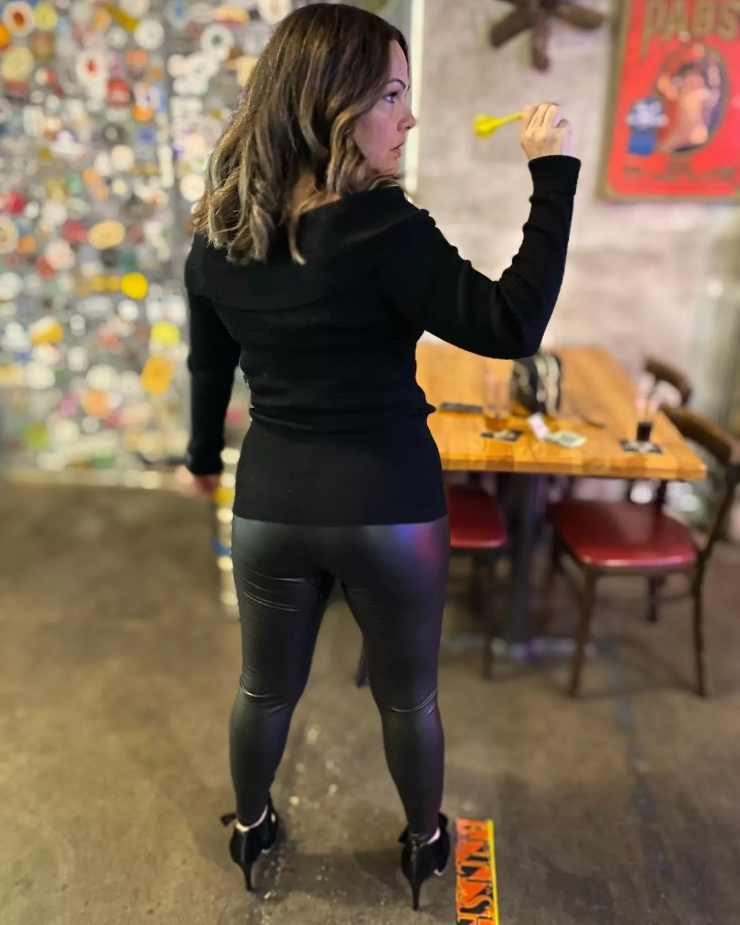 I’m not good at darts, but I look damn good playing them 😏🖤 40F