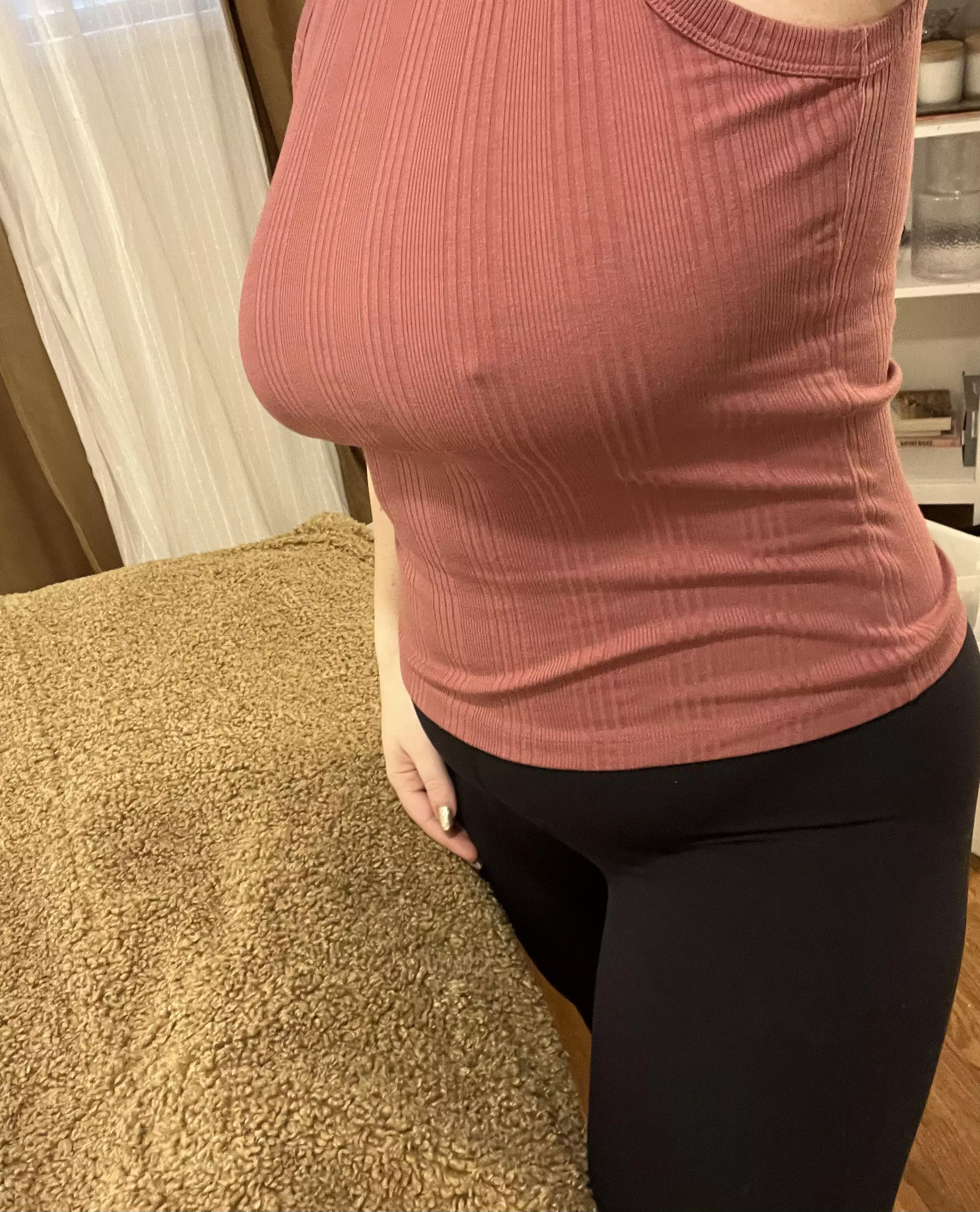 It was a yoga pants kinda day today!
