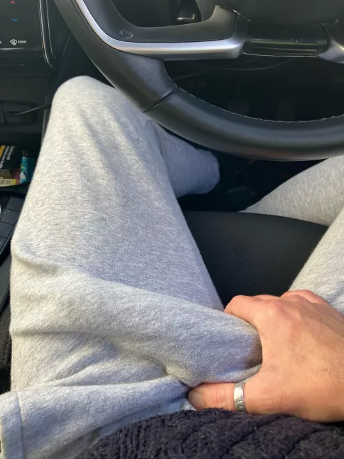 Just chilling in the car park before work