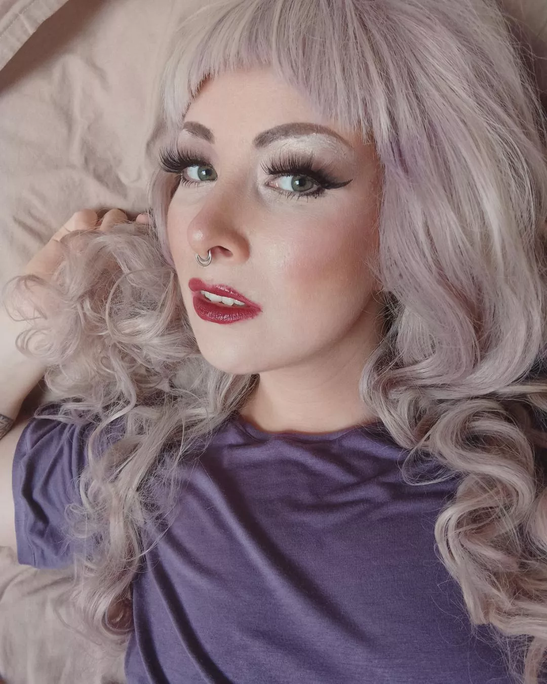 Just laying here with my bangs