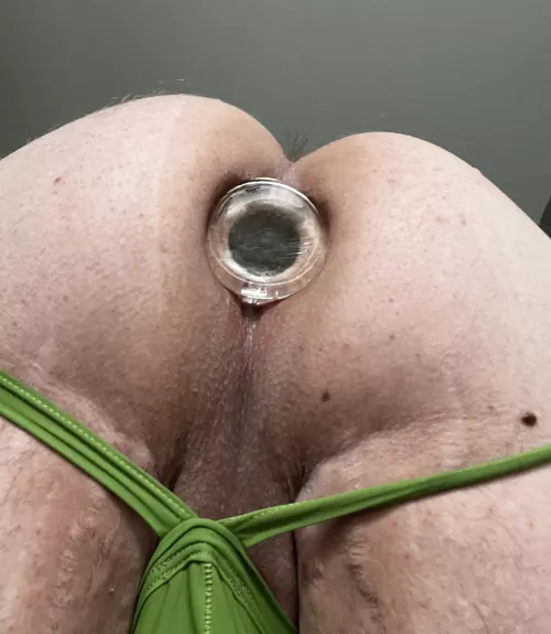 Keeping my bottom ready for something bigger …