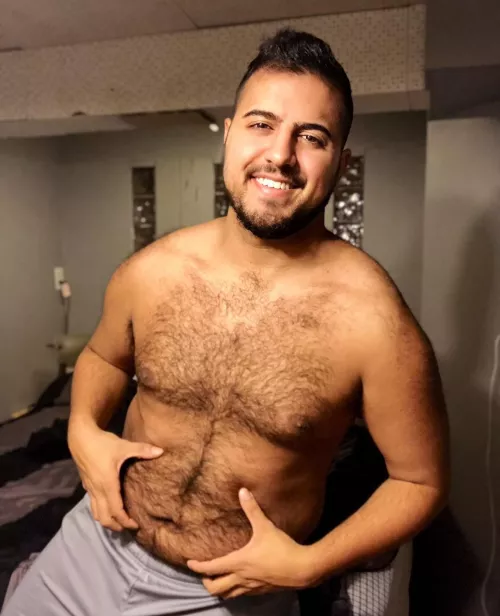 Love my chest hair (and belly)