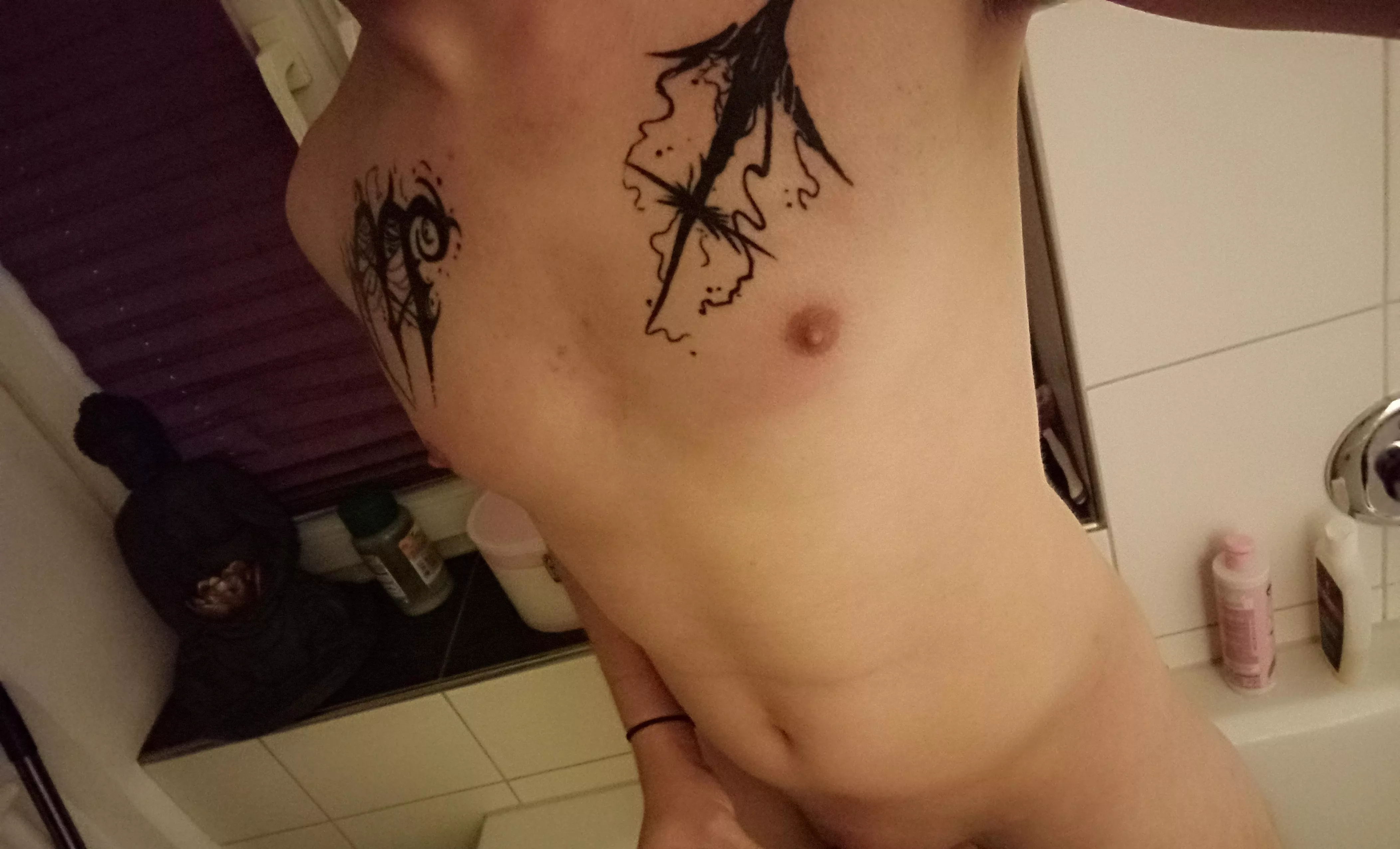 (m) i love my tattoos i hope you do too 🥰😚