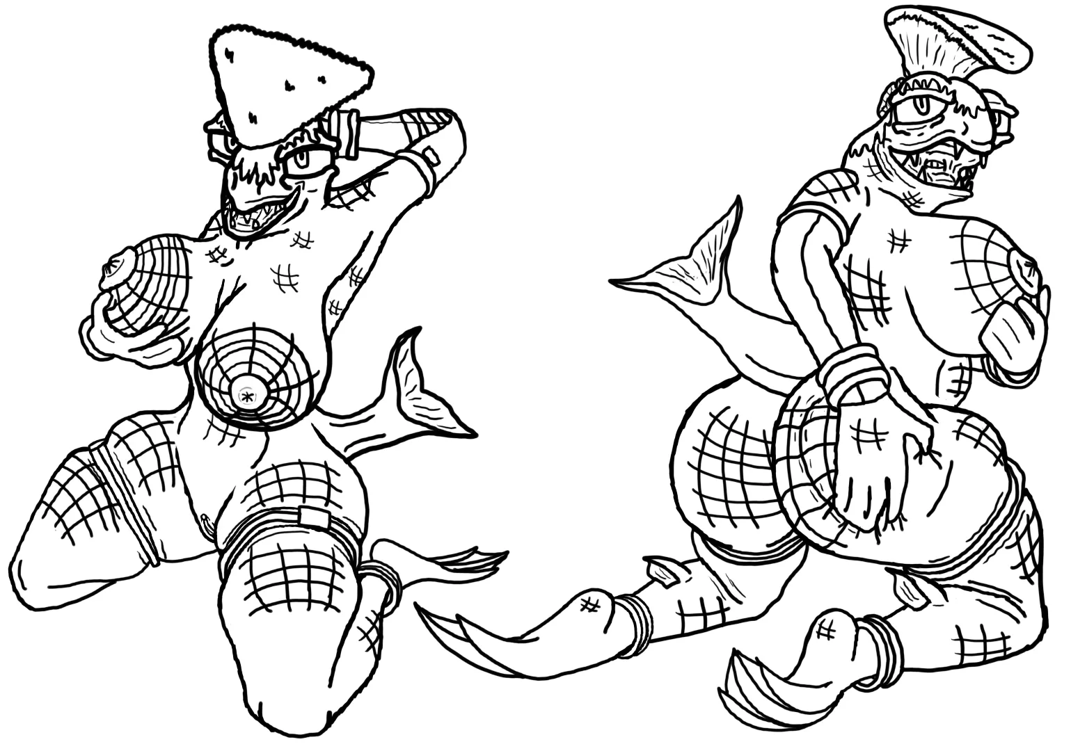 (Made by Myself) New Years New Nudes, Terry Taiyaki WIP