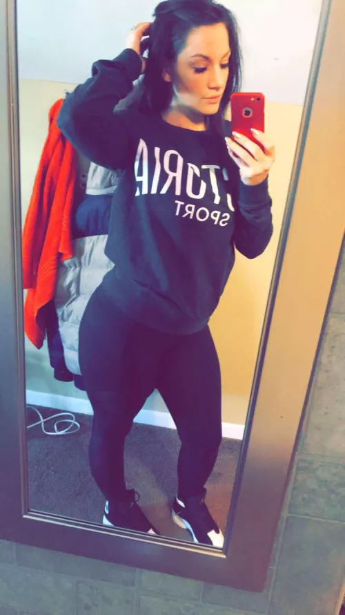 Mall Run, But First a Selfie!